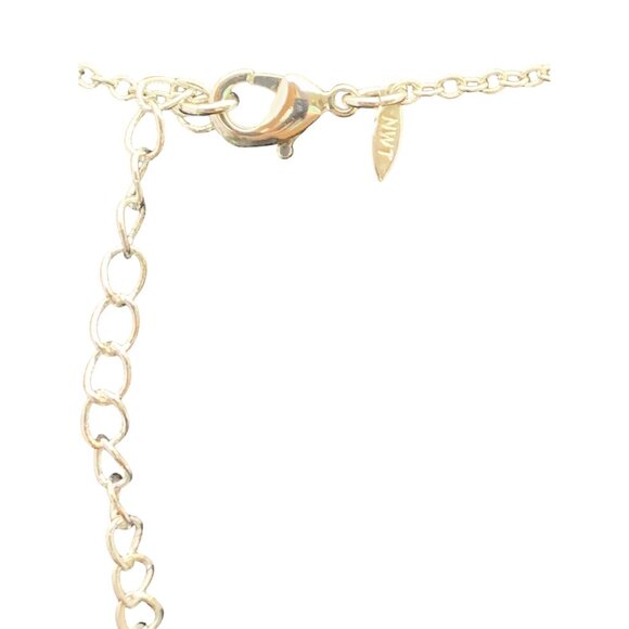 Avon Silver Tone Cable Chain Necklace With Grandma Heart Pendant (1668) - Picture 4 of 5